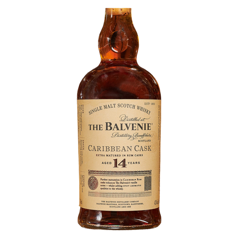 The Balvenie 14 Yr Caribbean Cask 750ml (86 proof)