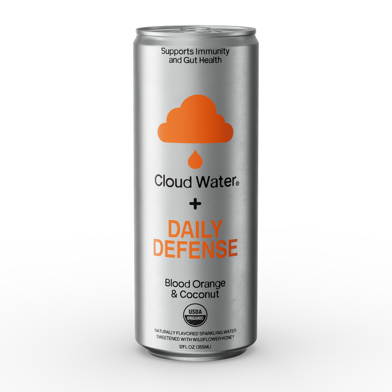 Cloud Water Blood Orange & Coconut + Daily Defense 12oz Can