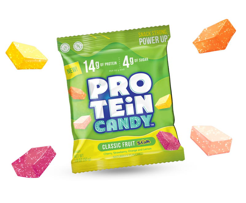 Protein Candy Classic Fruit Sour, 1.9oz