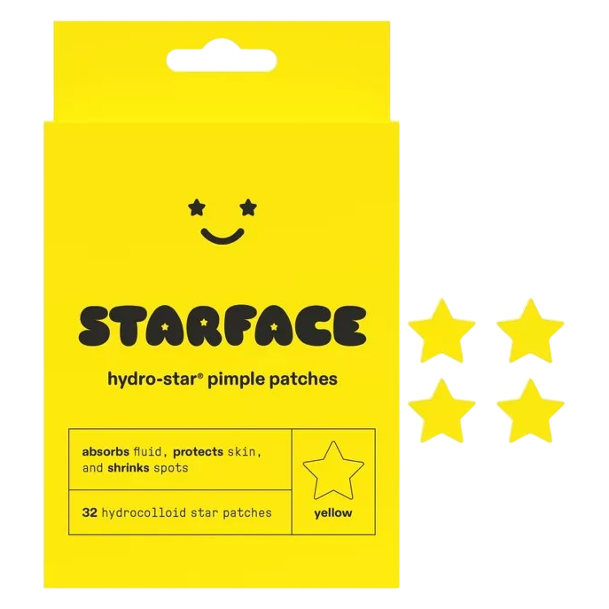 Starface Hydro-star, Yellow, 32 CT