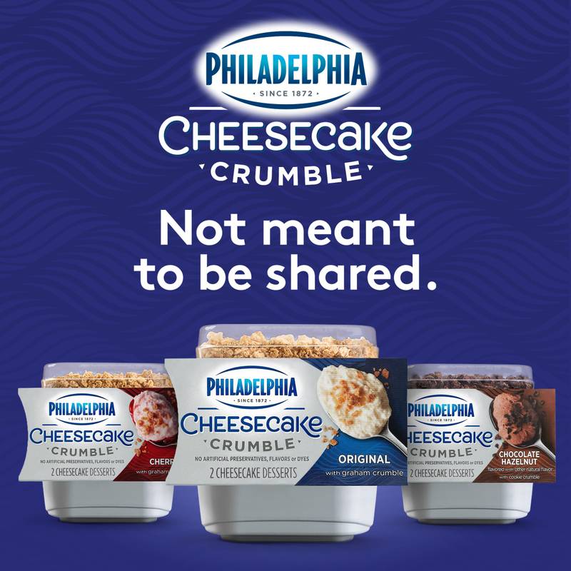 Philadelphia Original Cheesecake Crumble - 2ct/6.6oz