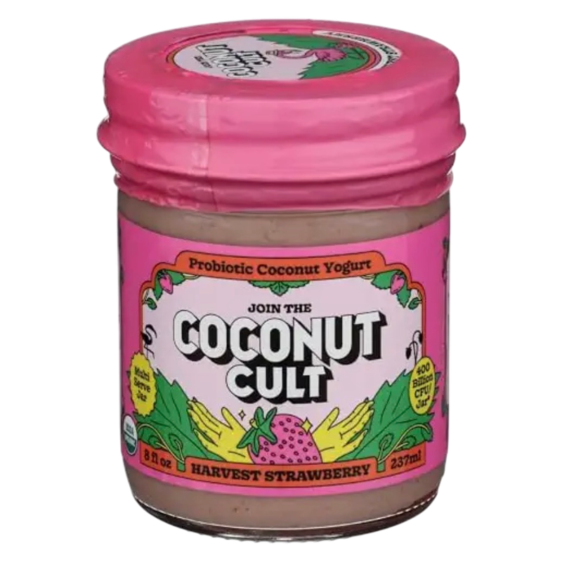 The Coconut Cult Harvest Strawberry Probiotic Coconut Yogurt - 8oz