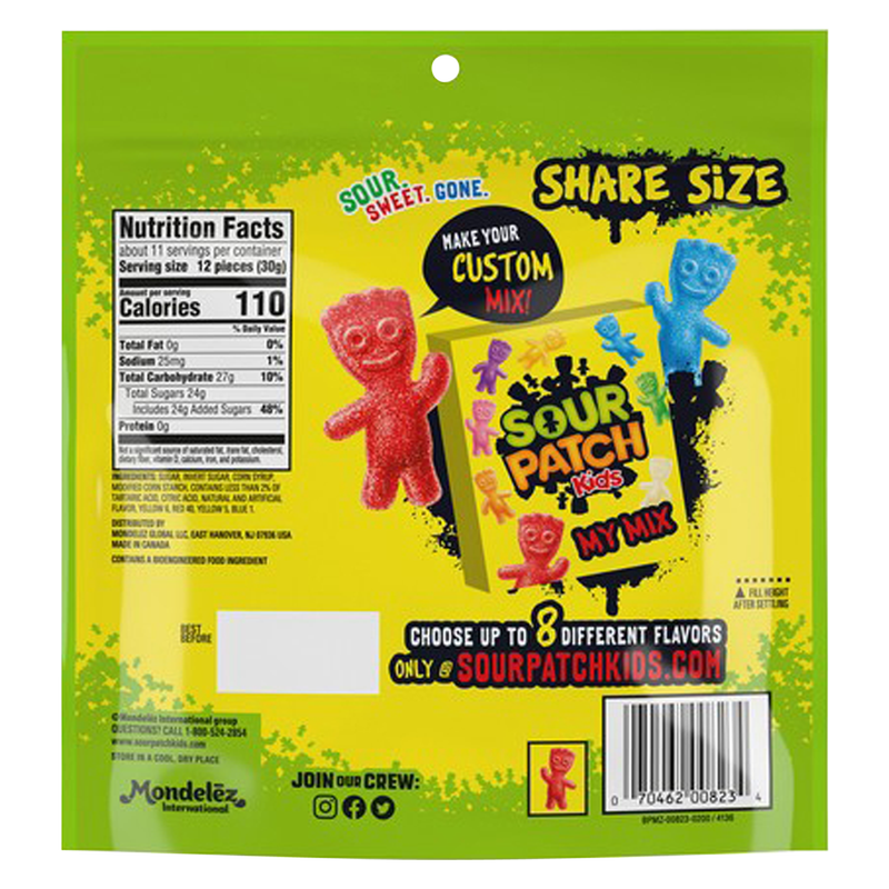 Sour Patch Kids Soft & Chewy Candy 12oz