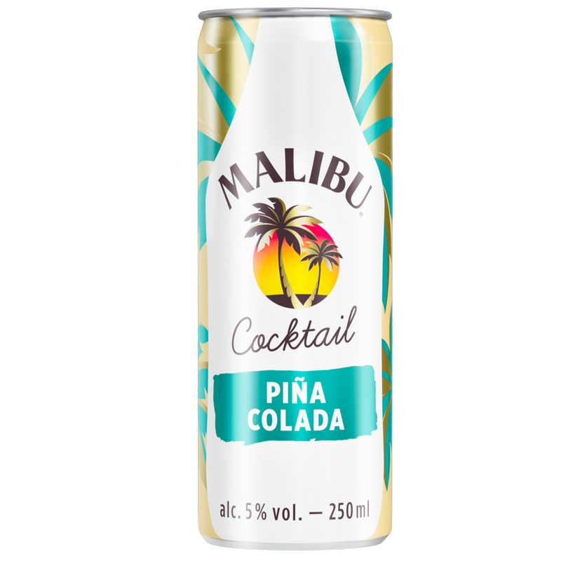 Malibu Pina Colada Cocktail, 250ml