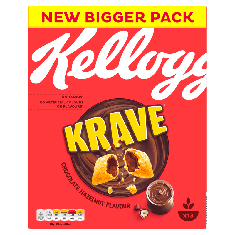Kellogg's Krave Chocolate Hazelnut, 410g
