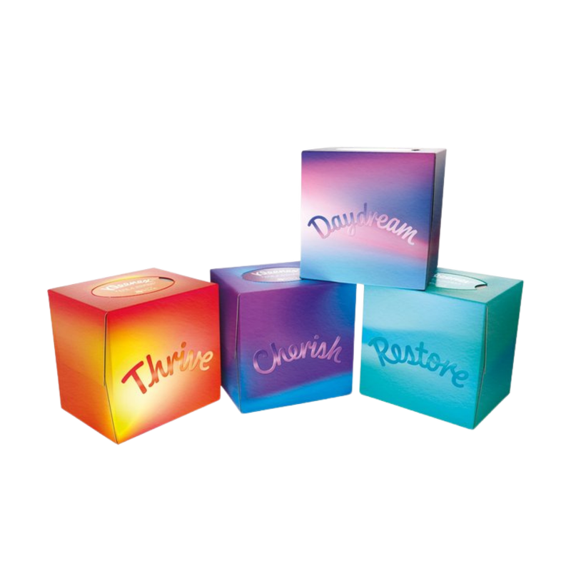 Kleenex In Aid of Mind Cube Tissue Box, 48pcs