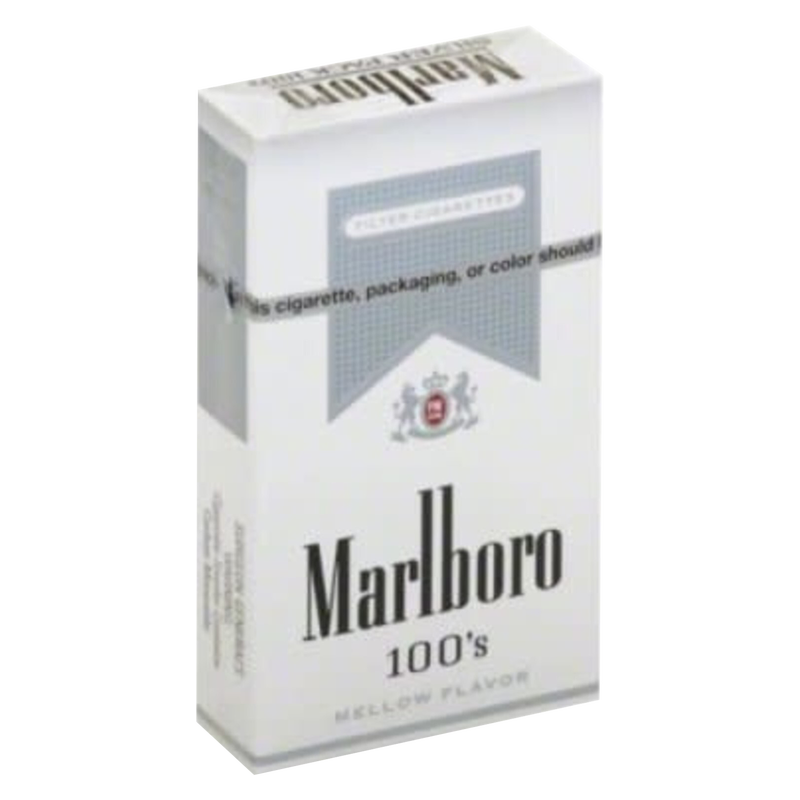 Marlboro Silver 100s Cigarettes 20ct Box 1pk