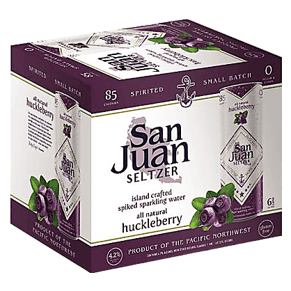 San Juan Hard Seltzer Huckleberry 6pk 12oz Can