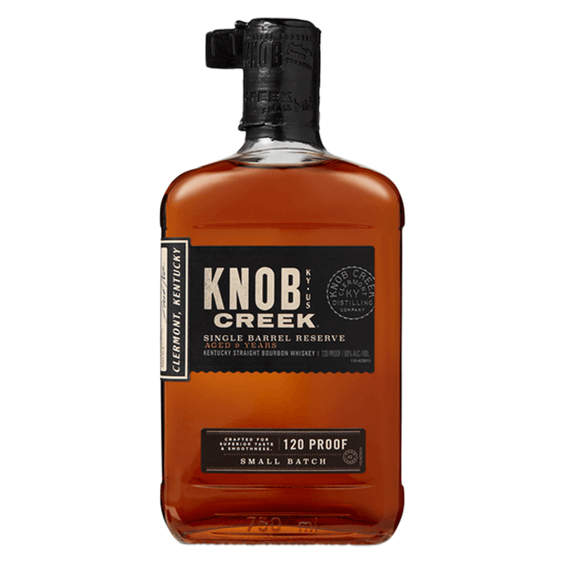 Knob Creek Single Barrel Bourbon Whiskey 750 Ml