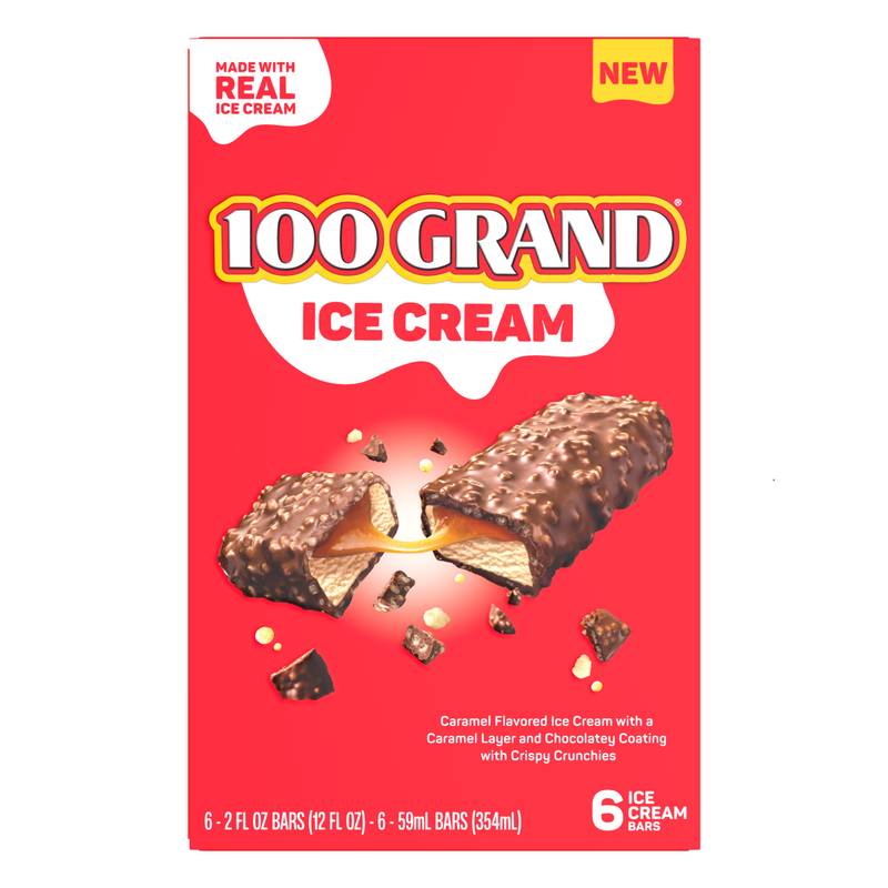 100 Grand Ice Cream Bars, 6ct