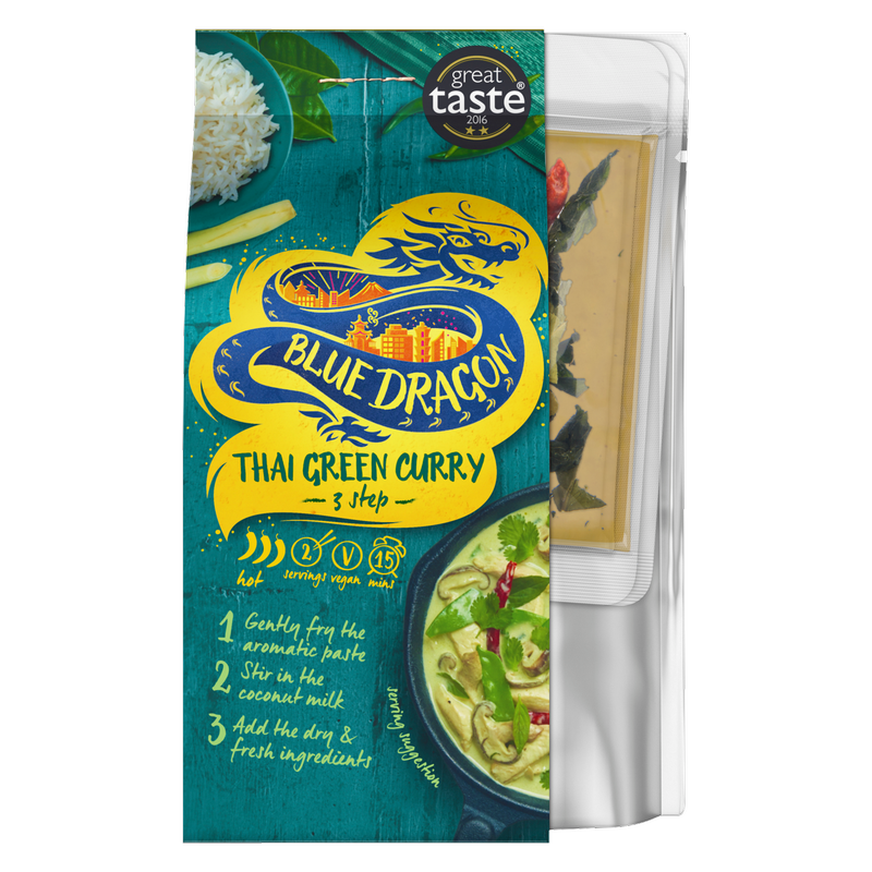 Blue Dragon 3 Step Thai Green Curry Kit, 253g