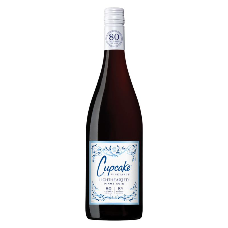 Cupcake® Vineyards Pinot Noir, Red Wine, California 2019, 1 ct, 750ml Bottle