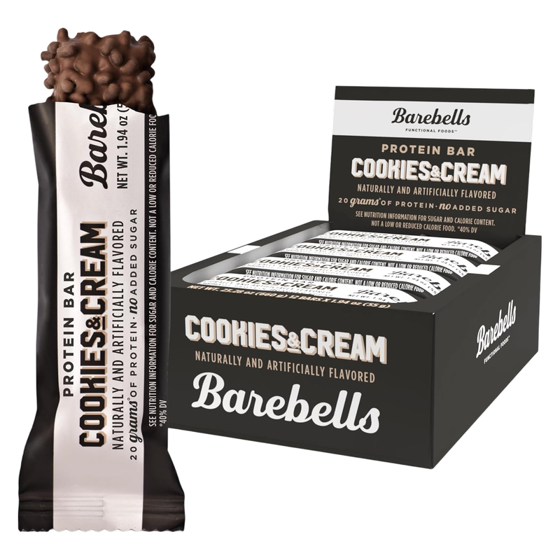 Barebells Cookies and Cream Protein Bar Case 12ct