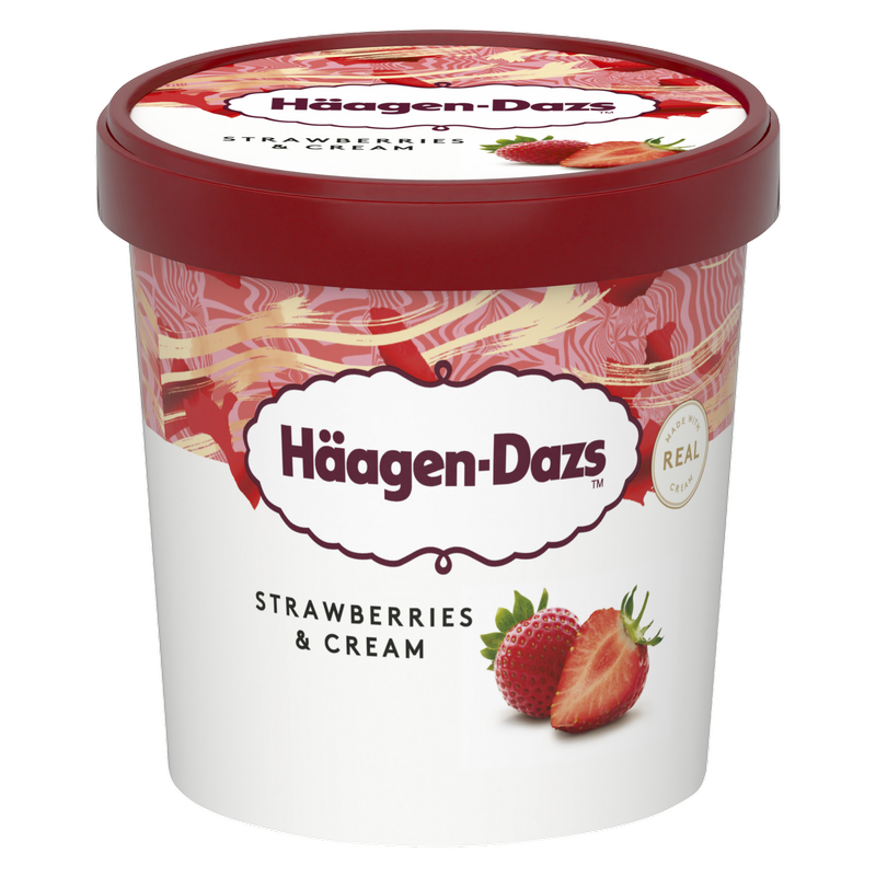 Haagen-Dazs Strawberry & Cream, 460ml