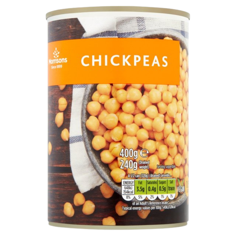 Morrisons Chickpeas In Water, 400g