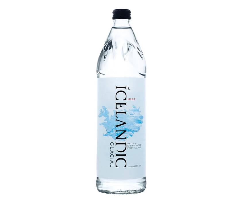 Icelandic Glacial Spring Water 12pk 750ml Glass Bottle
