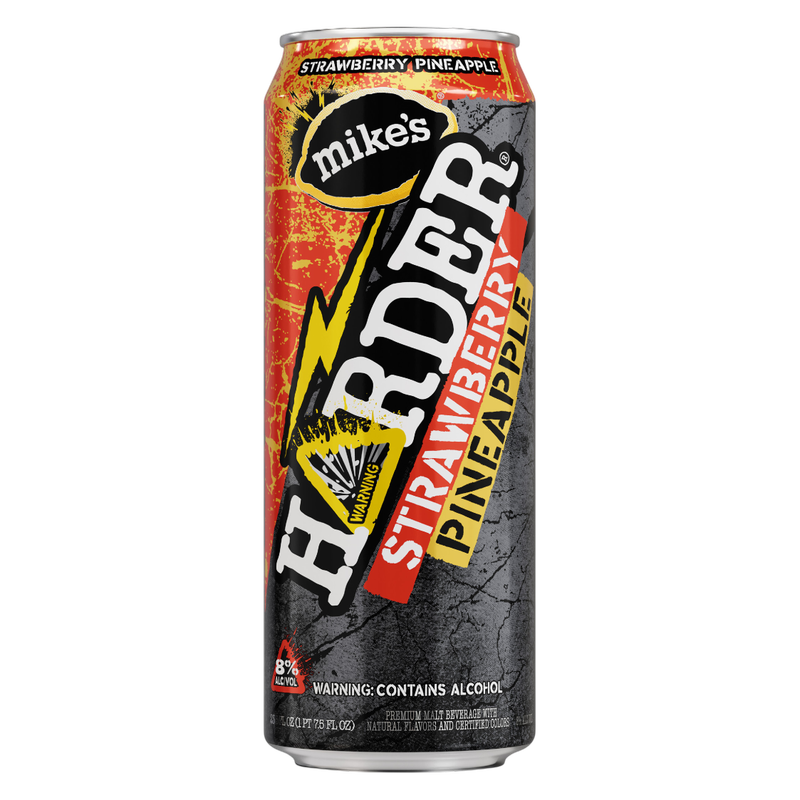 Mike's Harder Strawberry Pineapple Single 23.5oz Can 8% ABV