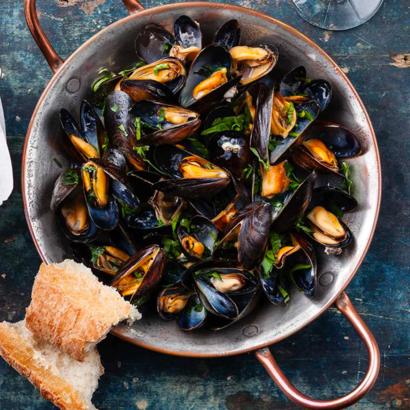 The Fish Society Mussels - Frozen, 1kg