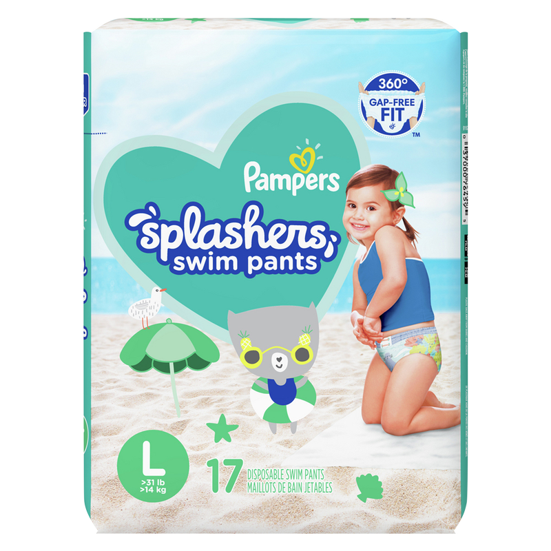 Pampers Splashers Size L 17ct