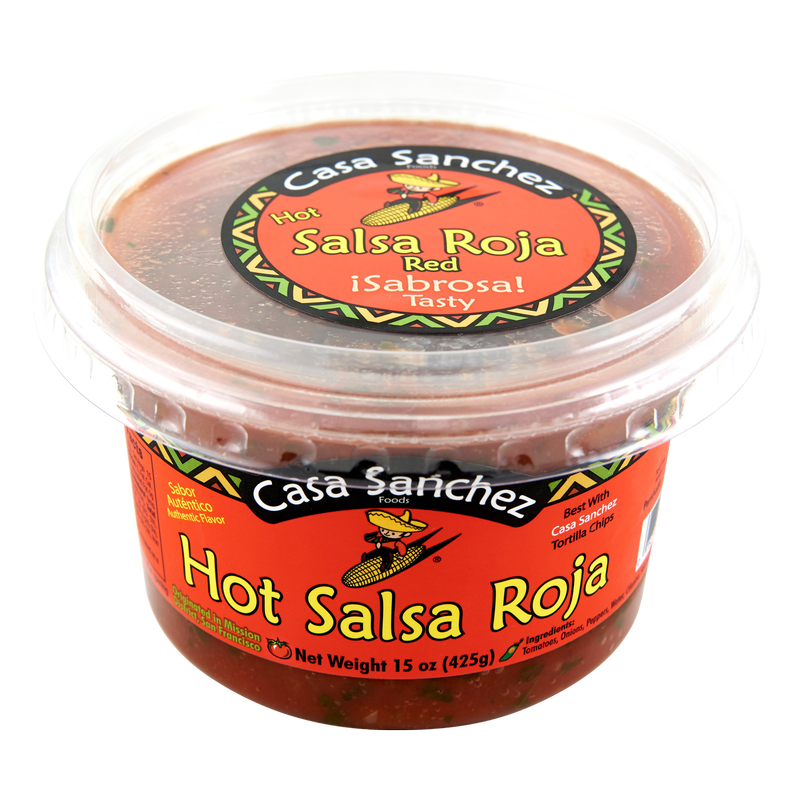 Casa Sanchez Foods Hot Roja Salsa 15oz