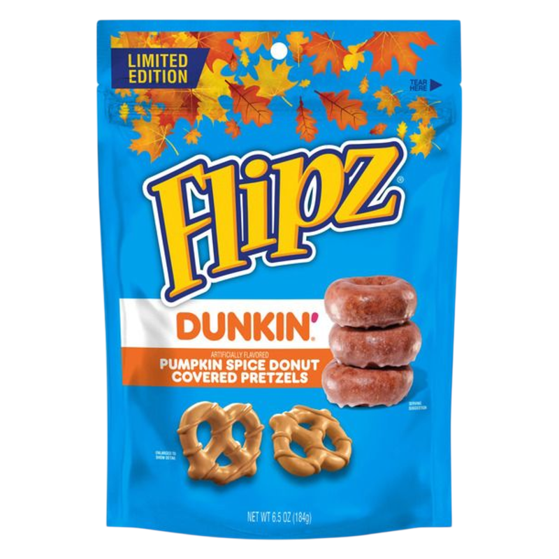 Flipz Dunkin Pumpkin Spice Donut, 6.5oz
