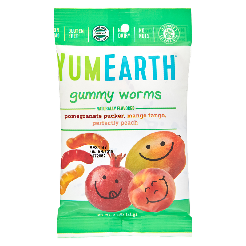 YumEarth Organic Gummy Worms 2.5oz