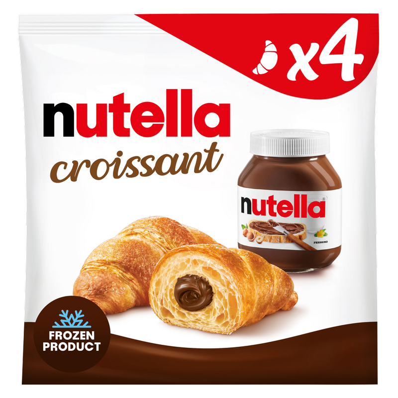 Nutella Bake at Home Croissant - Frozen, 4 x 85g