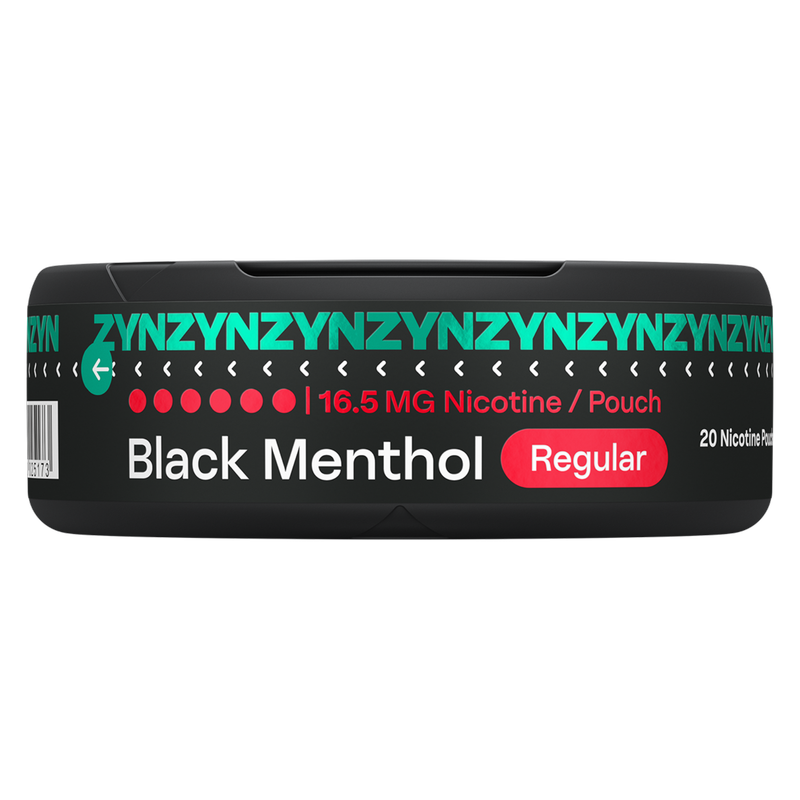ZYN Black Menthol 16.5mg, 20pcs