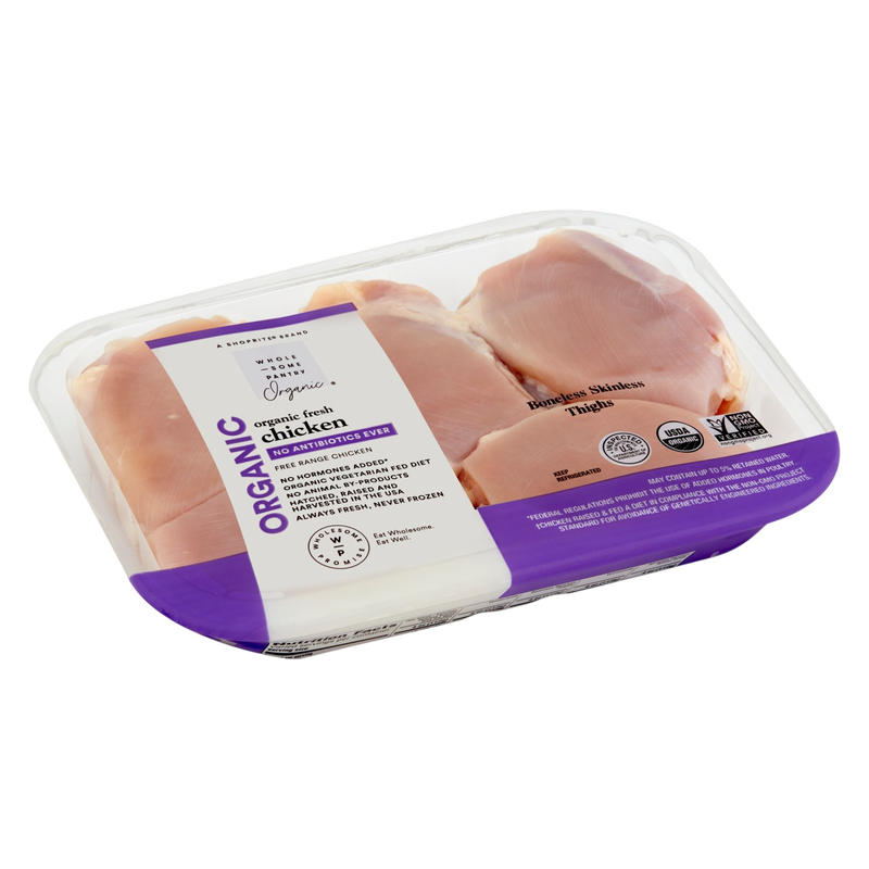 Wholesome Pantry Organic Boneless Skinless Chicken Thighs - 1lb