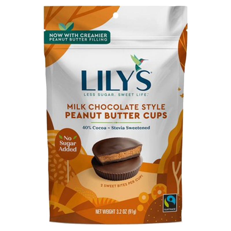 Lily's Milk Chocolate Peanut Butter Cups 3.2oz