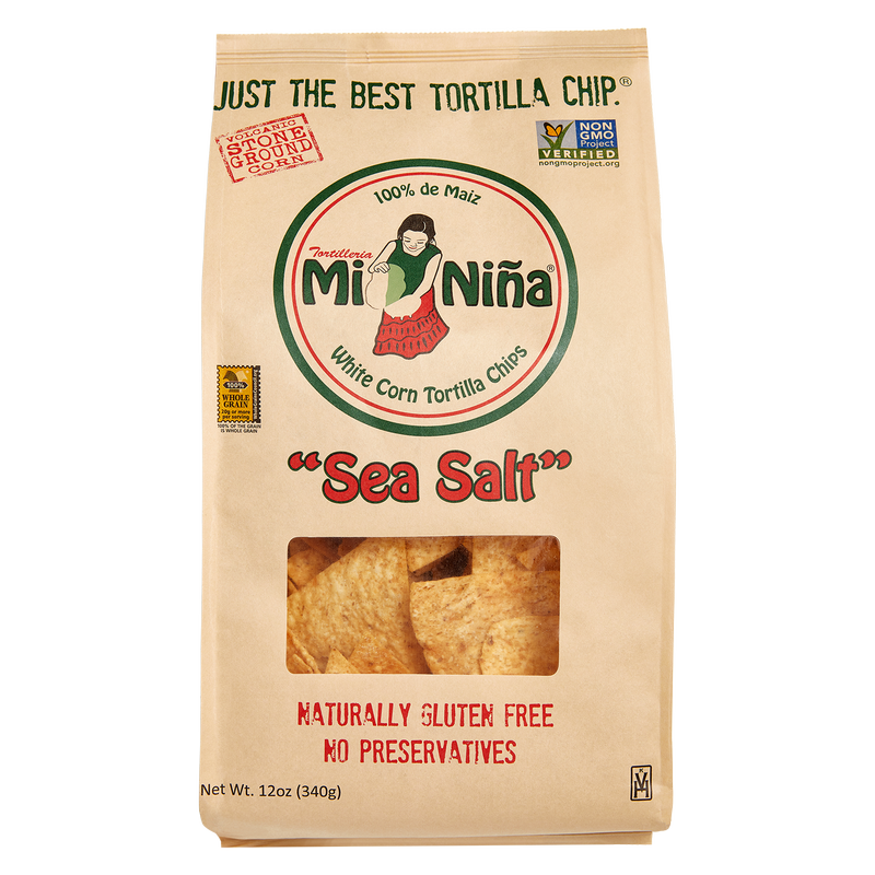 Mi Nina Tortilla Chips Sea Salt 12oz