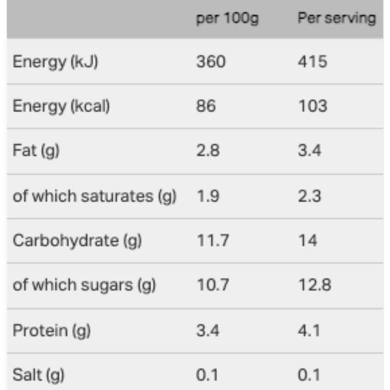 Ski Super Smoothie Yogurt, 120g