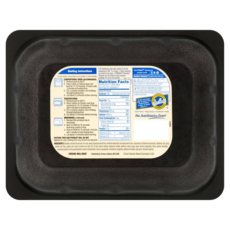 Perdue Original Chicken Breast Cutlet - 12oz