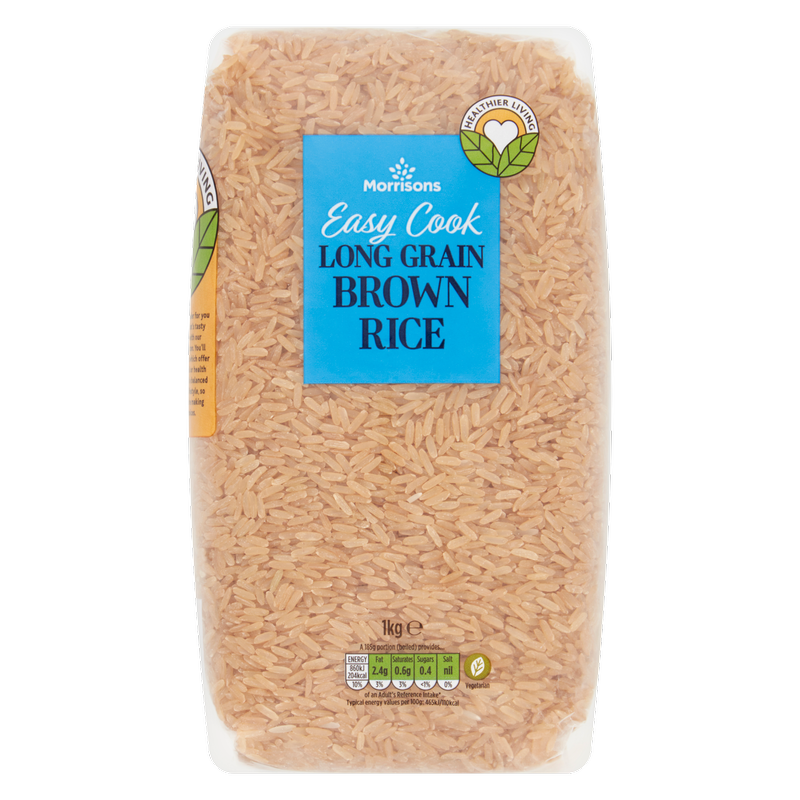 Morrisons Easy Cook Long Grain Brown Rice, 1kg