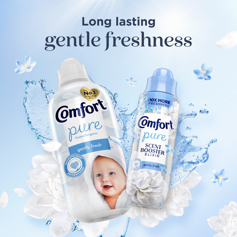 Comfort Sensitive Fabric Conditioner Pure 31 Washes, 930ml