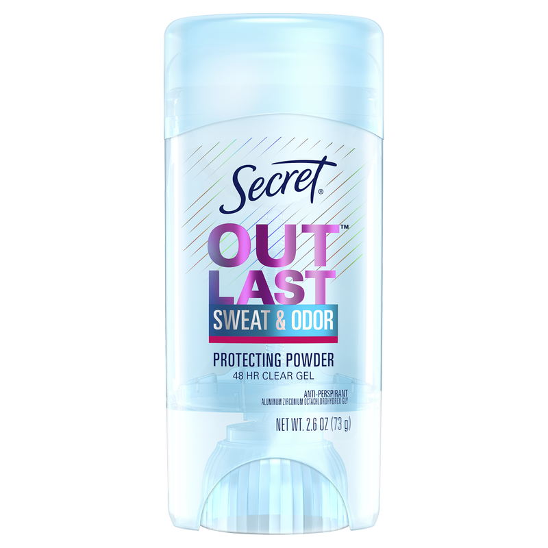 Secret Outlast Antiperspirant Deodorant Xtend Protecting Powder Clear Gel 2.6oz