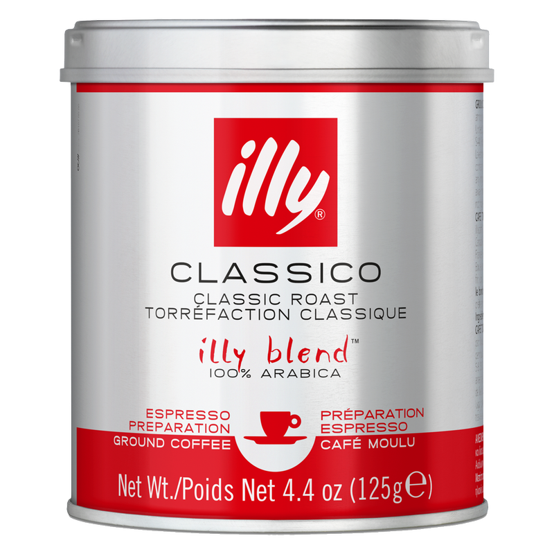 Illy Espresso Medium Roast Ground Coffee, 125g