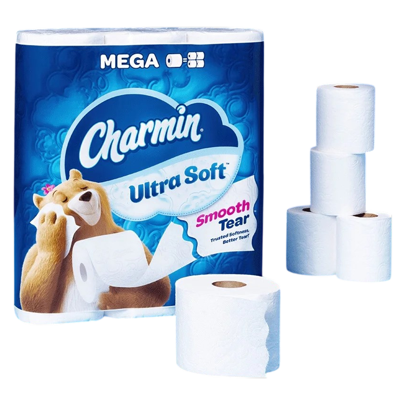 Charmin Ultra Soft Toilet Paper, 24 Mega Rolls
