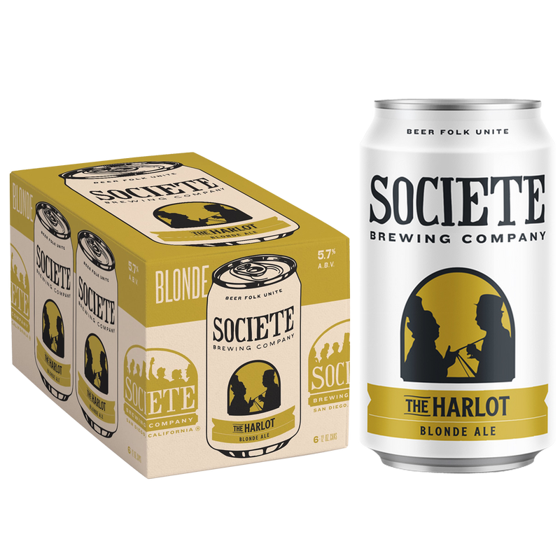 Societe Brewing The Harlot Blonde Ale 6pk 12oz Can