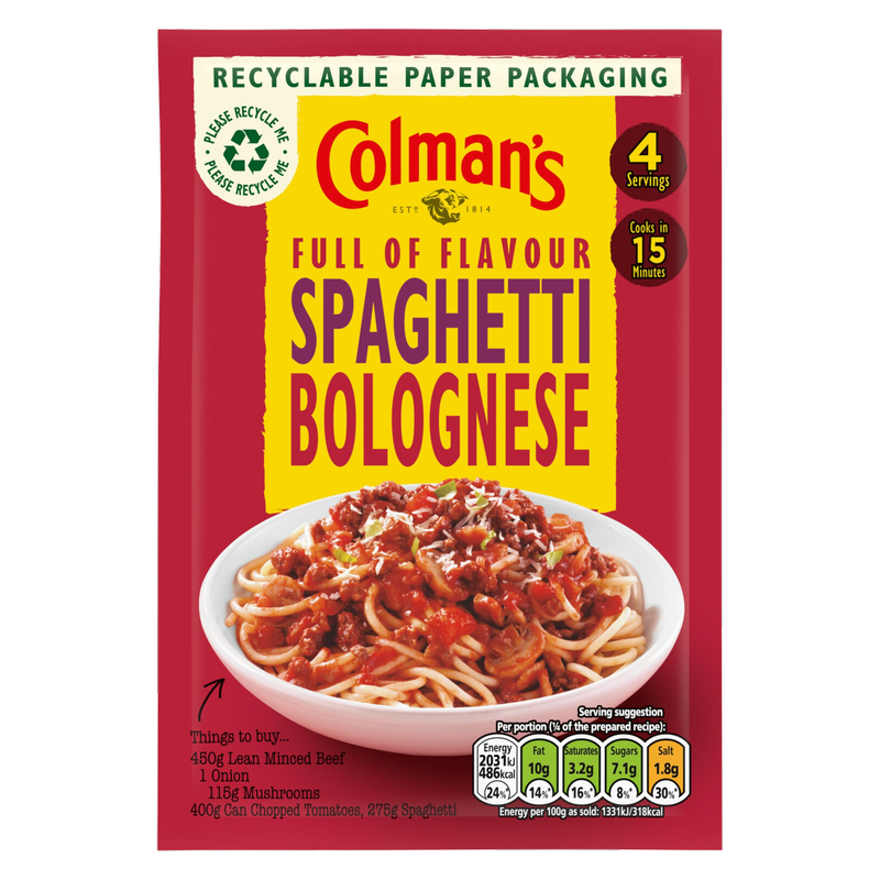 Colman's Spaghetti Bolognese Mix, 44g