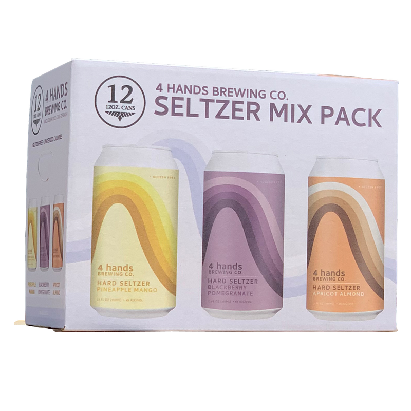 4 Hands Seltzer Mix 12pk 12oz 4.0% ABV