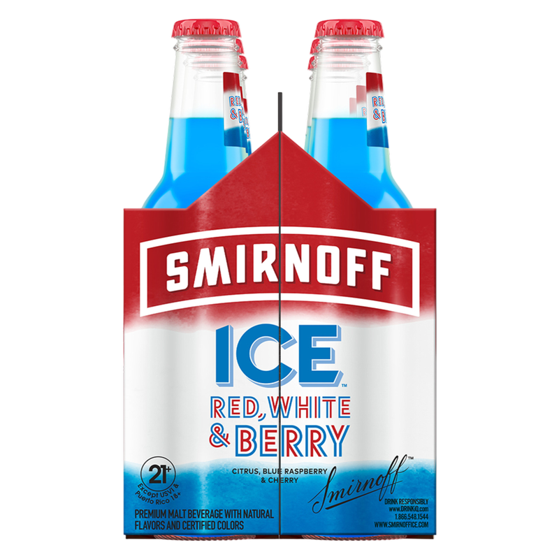 Smirnoff Red, White & Berry 6pk 12oz Can