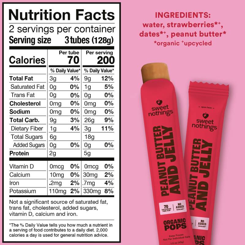 Sweet Nothings Peanut Butter & Jelly Pops, 6ct