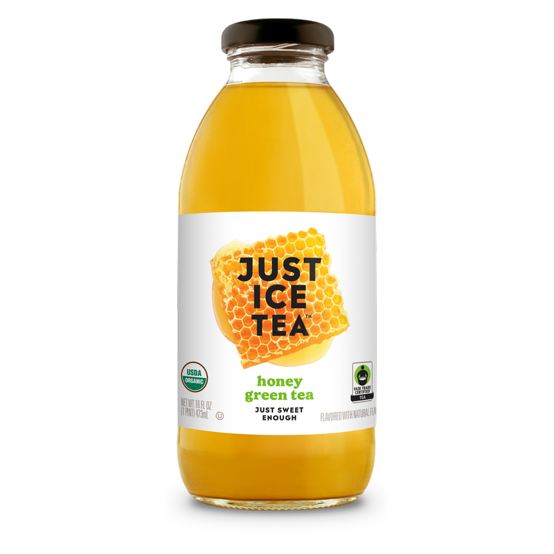 Just Ice Tea Honey Green Tea 16oz Bottle