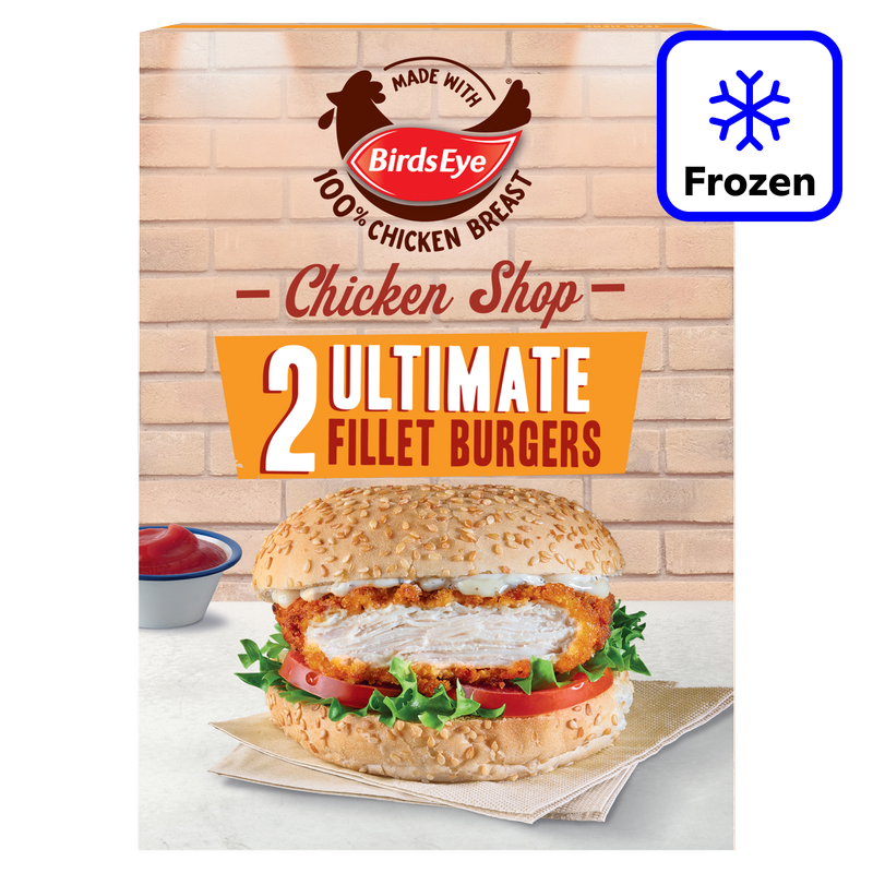 Birds Eye 2 Chicken Shop Ultimate Fillet Burgers, 227g