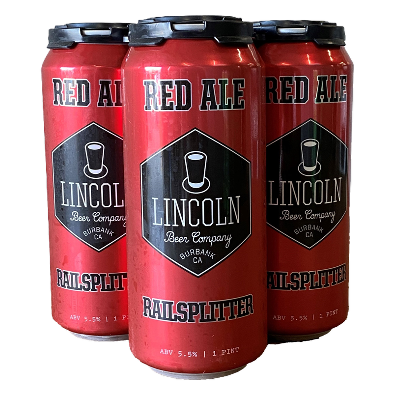 Lincoln Beer Co. Railsplitter Red Ale (4PKC 16 OZ)
