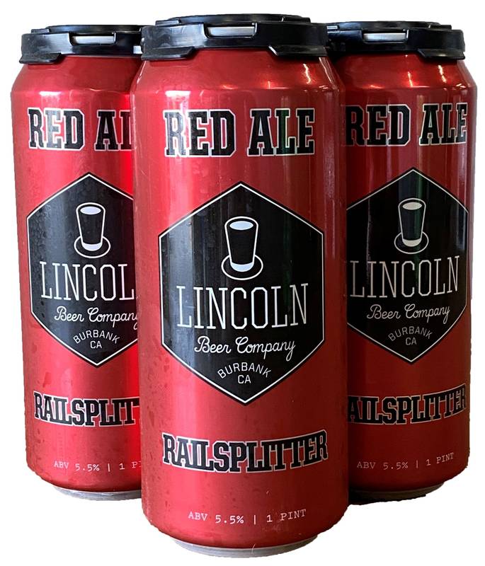 Lincoln Beer Co. Railsplitter Red Ale (4PKC 16 OZ)