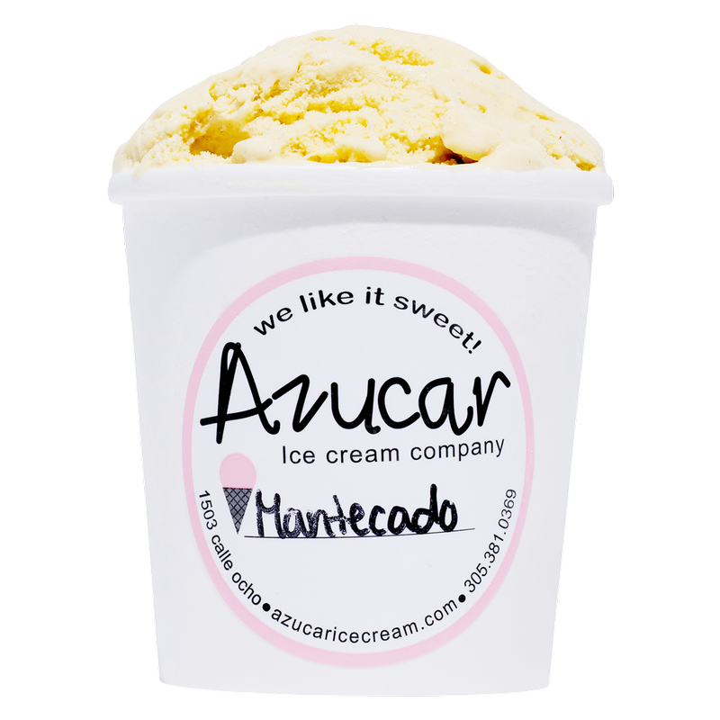Azucar Mantecado: Cuban Egg Based Vanilla Ice Cream 16oz