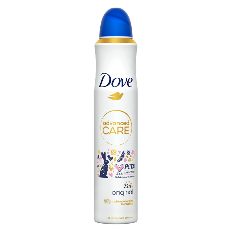Dove Advanced Care Original Spray Deodorant, 200ml