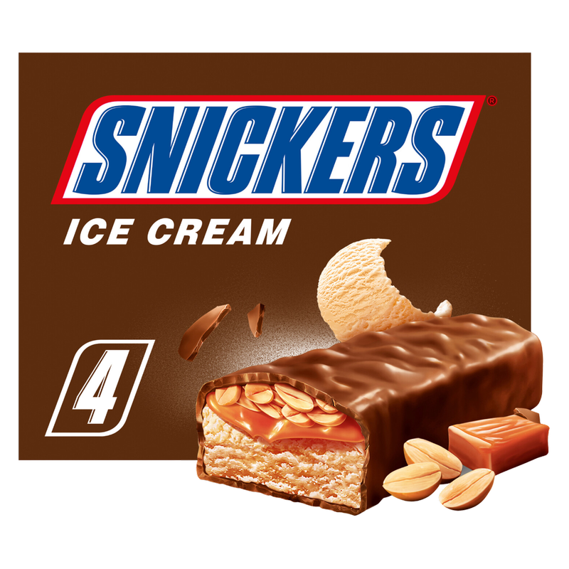 Snickers Ice Cream, 4 x 53ml